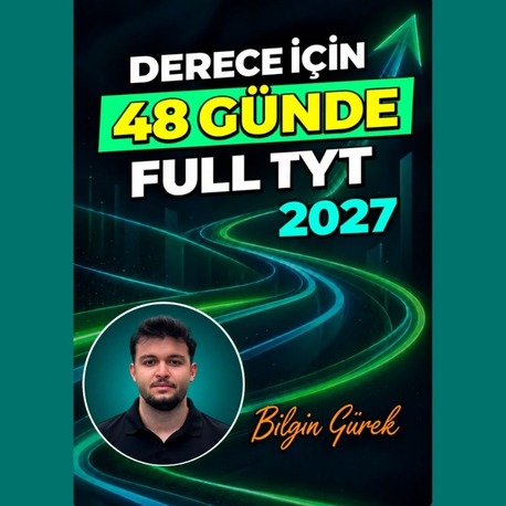 2027 BİLGİN GÜREK DERECE YAPTIRTACAK 48 GÜN TYT KAMPI / DİJİTAL KİTAP (PDF)