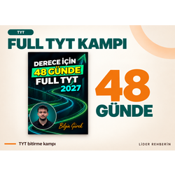 2027 BİLGİN GÜREK DERECE YAPTIRTACAK 48 GÜN TYT KAMPI / DİJİTAL KİTAP (PDF)