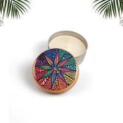 Metal Kutulu Mandala Mum 