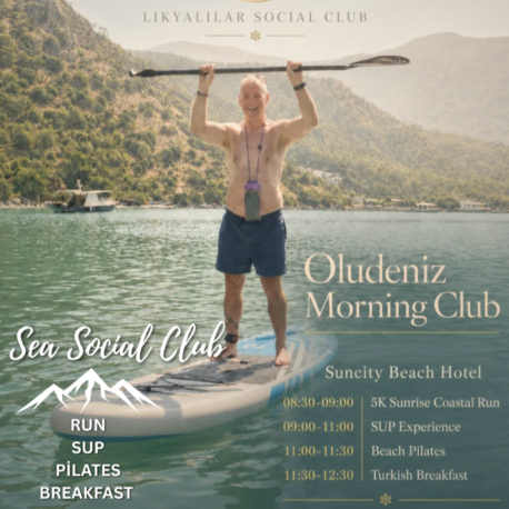 Oludeniz Morning Club | Run • SUP • Pilates • Breakfast