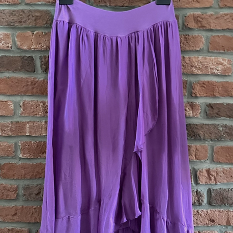 İtalyan ipek pantolon etek