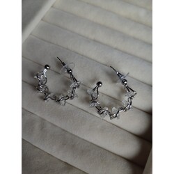 Silver Sarmaşık Küpe