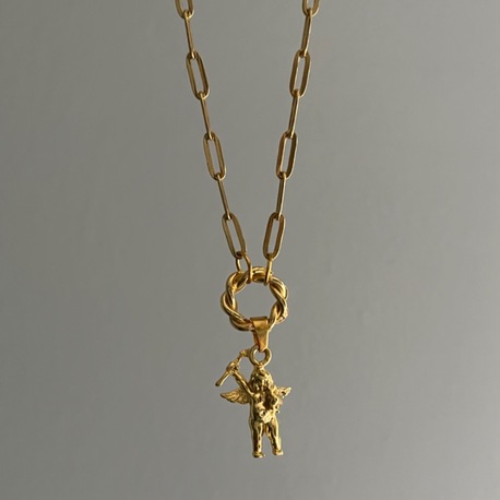 Gold Burgulu Eros Kolye