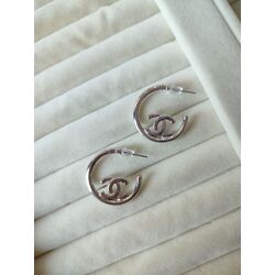 Marka Model Halka Küpe / Silver