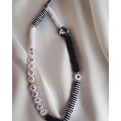 sloganlı charm 