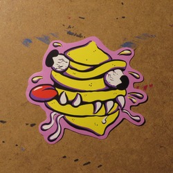 Dilimlenmiş Limon - Sticker