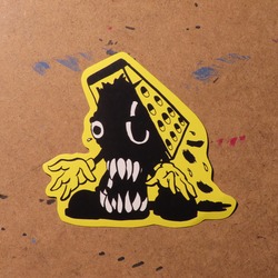 Monochrome Rendeli Limon - Sticker
