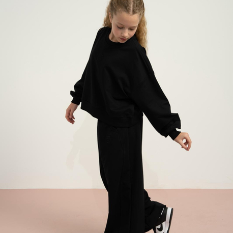 Siyah Oversize kuz takım