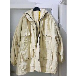 Vintage Unisex Kapşonlu Mont 