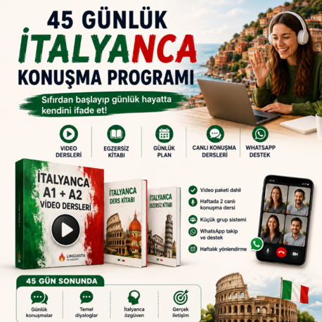  45 Günlük İtalyanca Konuşma Programı