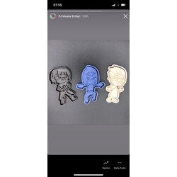 PJ Masks Kalıpları 3 Model Birarada
