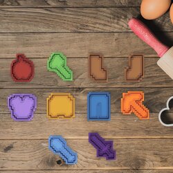 MİNECRAFT Kalıpları (10 farklı parça)