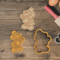 Mickey Mouse Kurabiye Kalıbı