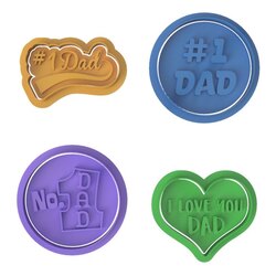 Father Day için 4 parça mini set
