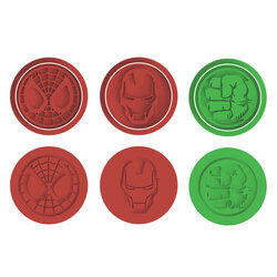 Avenger kalıpları kabartma ve baskı seçenekleri ile
