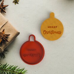 Merry Christmas daire kalıbı