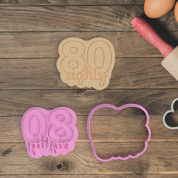80 Yaş Doğum Günü Özel Kurabiye