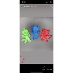PJ Masks Kalıpları 3 model