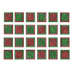 Noel- Christmas Kalıpları 24 gün için