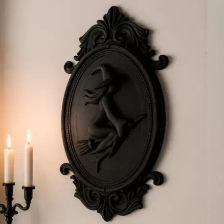 Gotik Cadı Duvar Süsü
