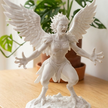 Yunan Mitolojisi Harpy Heykeli