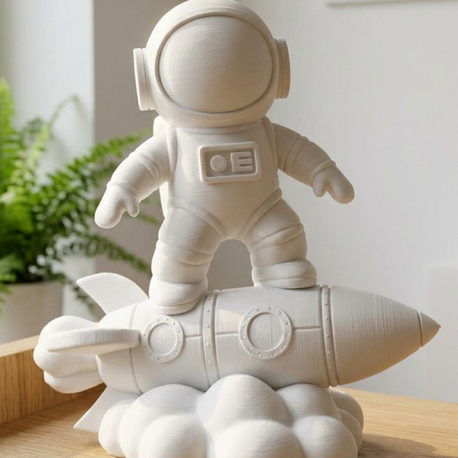 Roket Üzerindeki Astronot