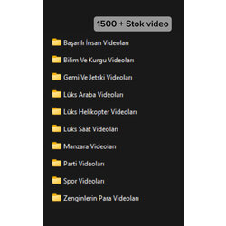 1500'lü Stok Video