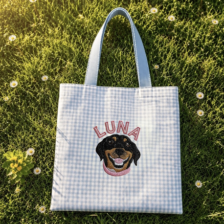 Evcil Hayvan Nakışlı Tote Bag