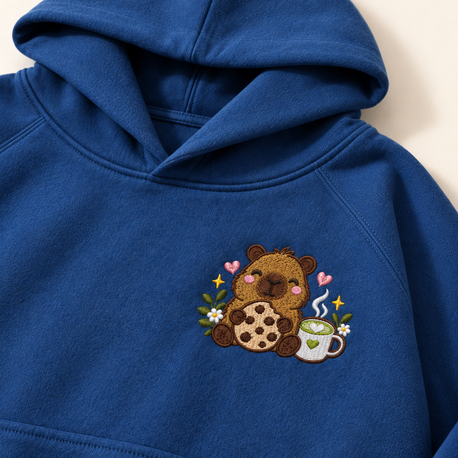 Capybara Matcha ve Cookie Sweatshirt (unisex)