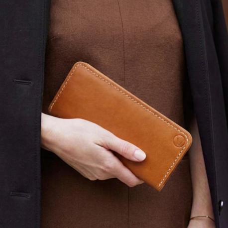 Lithe Long Wallet / Taba Vegetal Leather