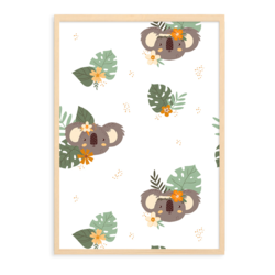 Jungle No7 - Ahşap Çerçeveli Poster