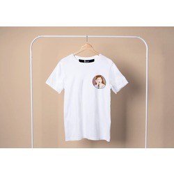  Kişiye Özel Minimalist Çizim Kadın T-shirt 