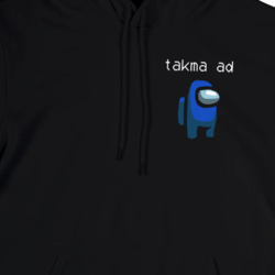 Kişiye Özel Among Us Karakterli ve Takma isimli Hoodie