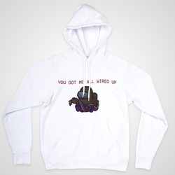 "You Got Me All Wired Up" Among Us Hoodie