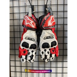 Alpinestars GP TECH Kırmızı Deri Eldiven (2 AVUÇ İÇİ KORUMA) ⭐️