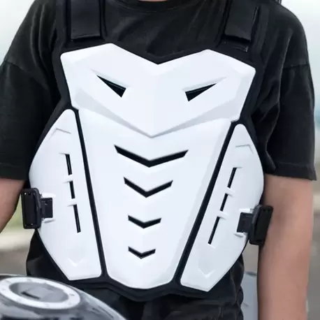 Beyaz Body Armor Tam Koruma | Göğüs | Sırt | Böbrek Korumalı 