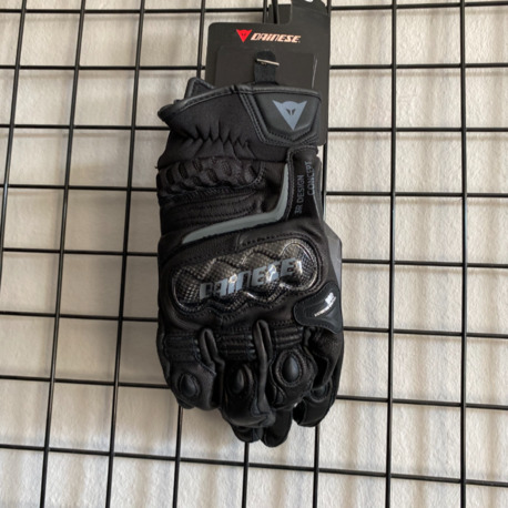 Dainese Carbon 3 Shorts Siyah Deri Eldiven 