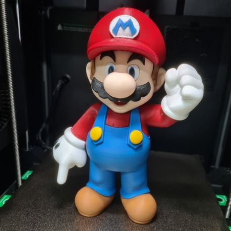 Retro Platform Mario Kahramanı Temalı 3D Baskı Dekor Figürü