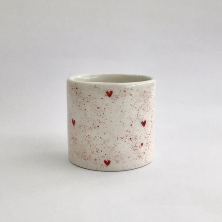 OUTLET - Heart Shaped Mug (kırmızı)