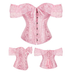 Victorian Pink Corset Top