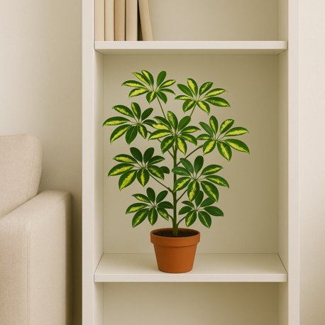 Schefflera Arboricola Gold Capella (Alacalı Şeflera - Şeflera Bitkisi - Şemsiye Ağacı)