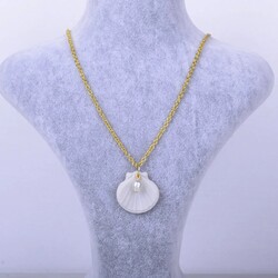 Polymer Clay Pearl Necklace