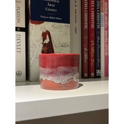 Red velvet espresso cup