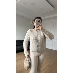 İncili Bej Hırka