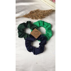 zümrüt scrunchie seti