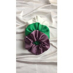 kavun scrunchie toka seti 