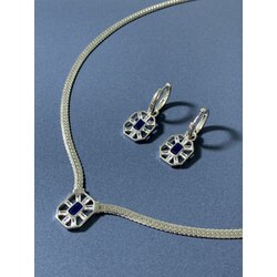 925 Ayar Gümüş Set Zirkon Taş