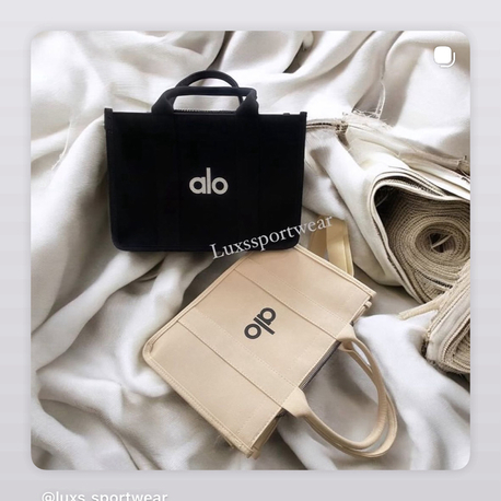 A.Yoga Canvas Tote Bag Çanta