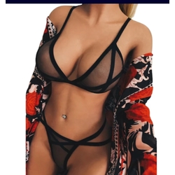 Tül sexy takım