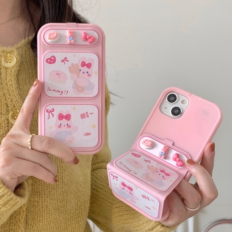 Pembe Tavşan Standı Magnetik Kılıf